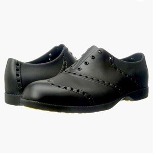 Biion Men's Black The Classics Oxford Golf Slip On Shoes Size M6/W8/EU40
